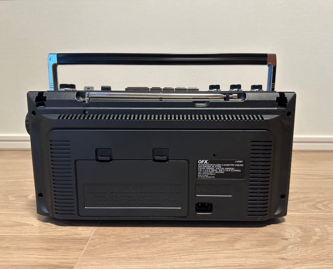 90年代 QFX J-220BT レトロカセットレコーダープレーヤー ラジカセ