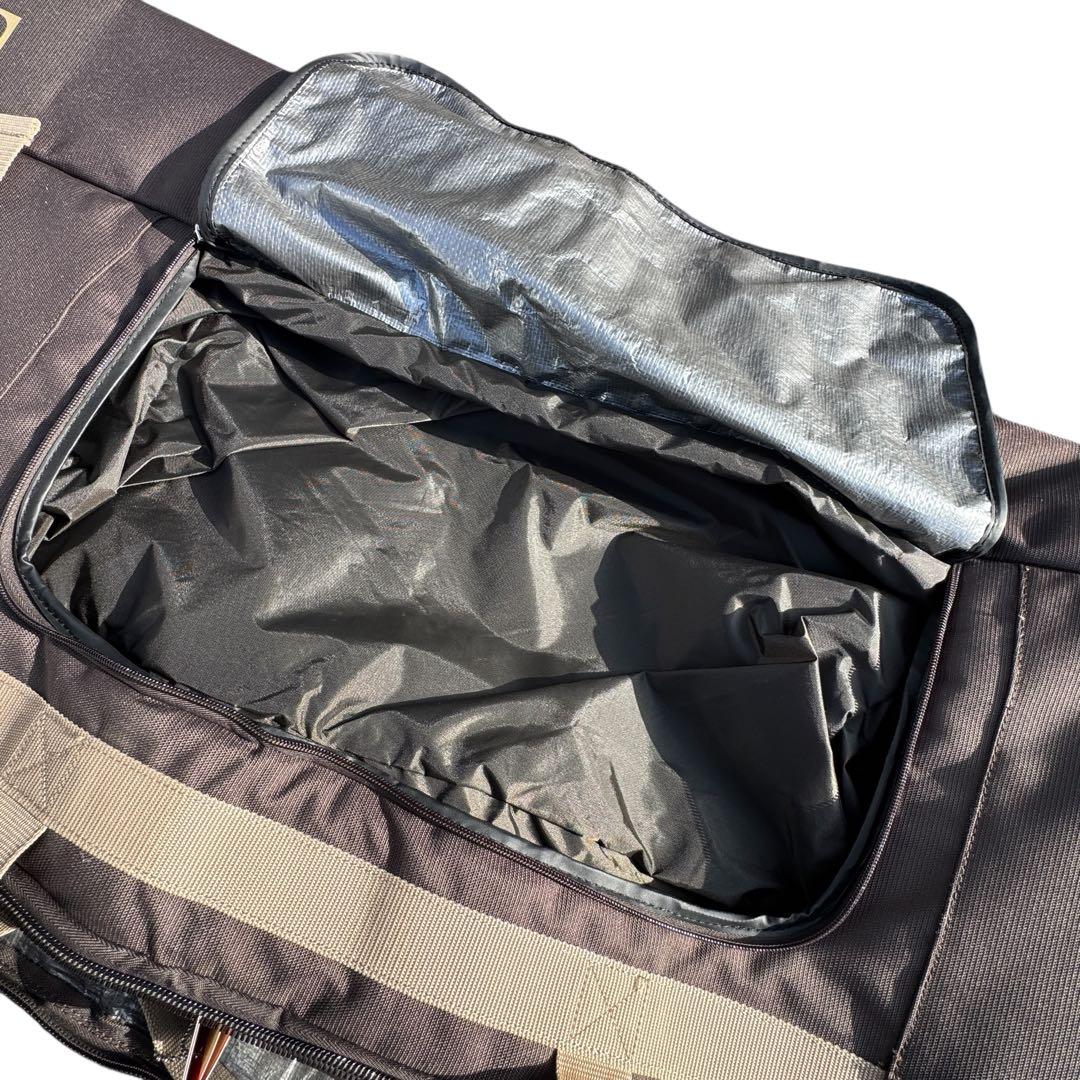 未使用！Burton スノーボードバッグ 茶色2ホイールキャスタ付き 166cm