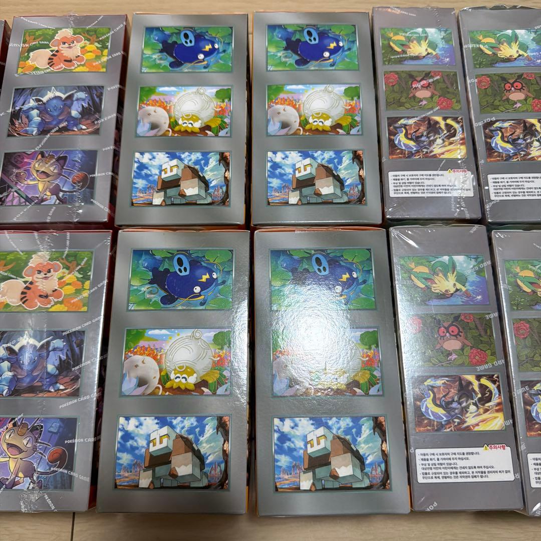 韓国版ポケカ　テラスタルフェスex クレイバースト　ロケット団の栄光　まとめ売り