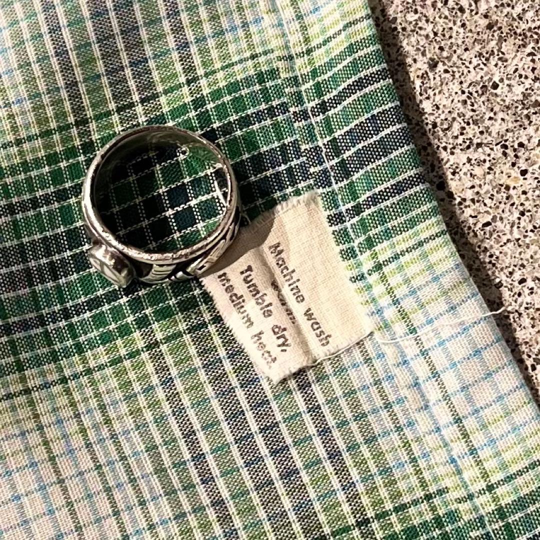 60~70's オンブレチェック オープンカラーシャツ ヴィンテージ