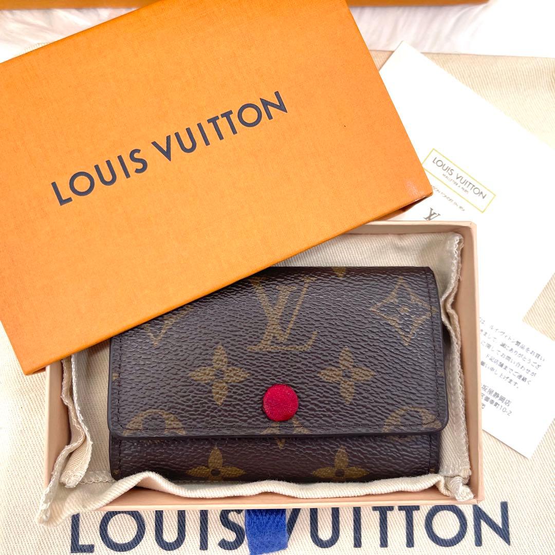 茶猫さま専用　ルイヴィトン 　IC　モノグラム　フューシャ　キーケース　802