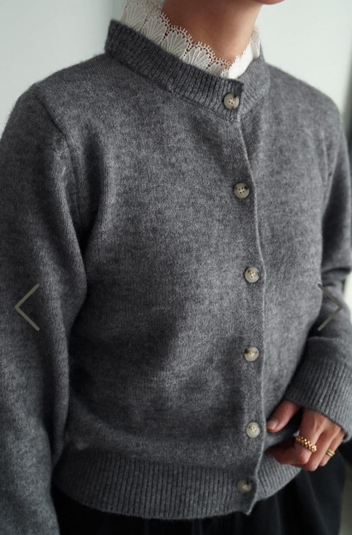 room306contemporary　Collared Cardigan