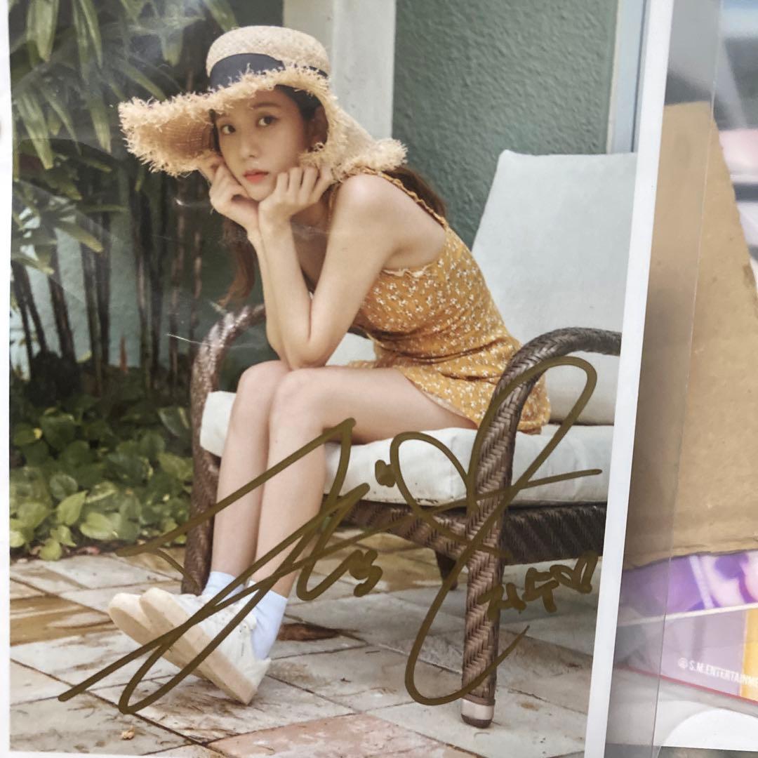 BLACKPINK ジス　直筆　サイン　ポストカードSUMMER DIARY