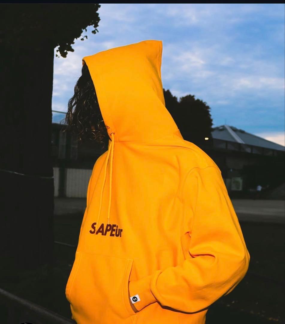 サプール SAPEur ドライマスタードフーディー Lサイズ