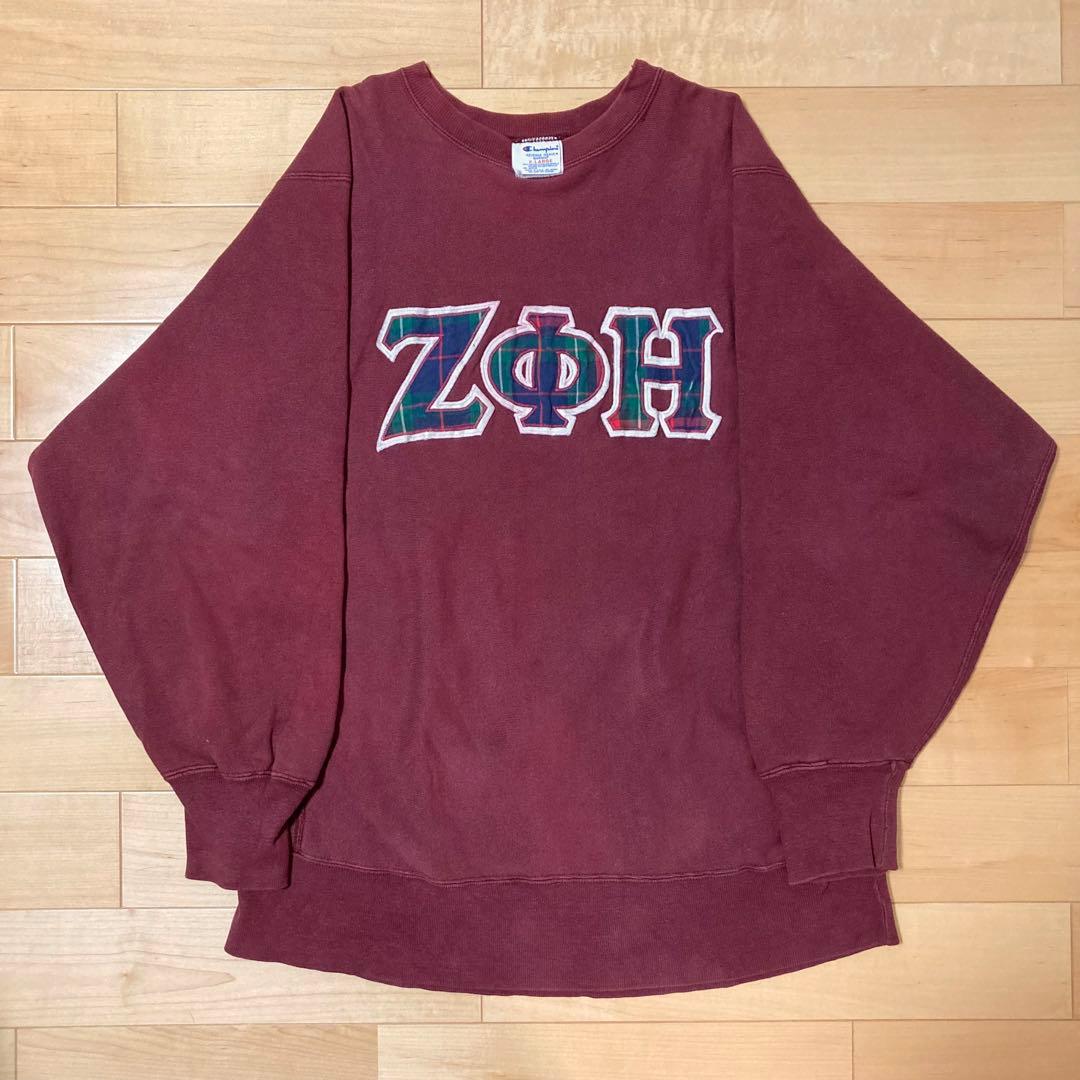 80s トリコタグ チャンピオン リバースウィーブ カレッジロゴ フラタニティ