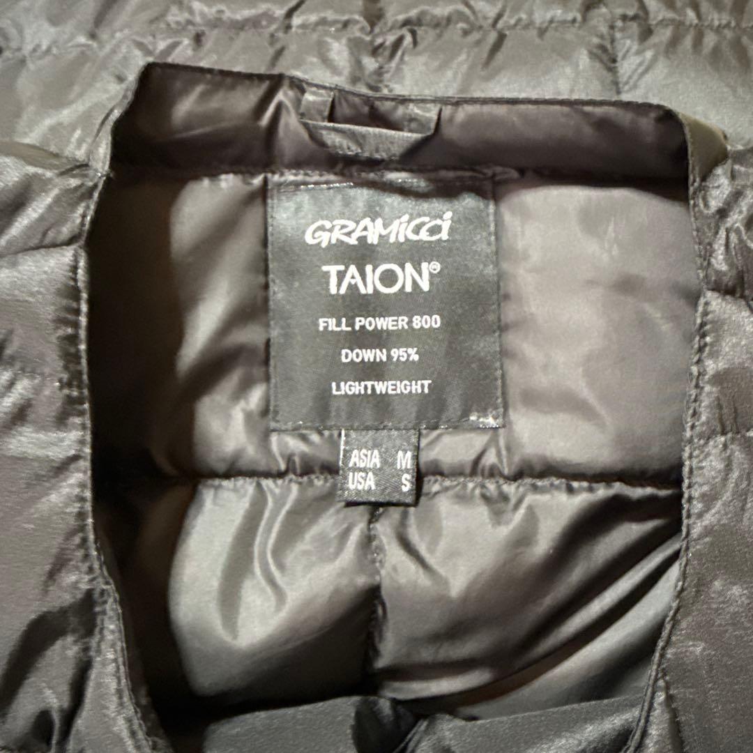 ✨美品✨TAION GRAMICCI インナーダウンジャケット M ブラック