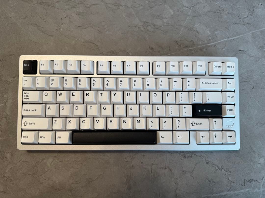 WOBKEY RAINY75 Lite系モデル シルバー