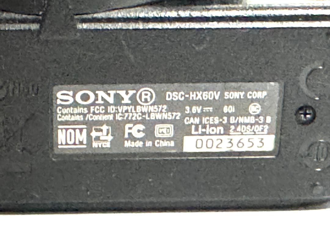 Sony Gシリーズ 20.4メガピクセル コンパクトデジタルカメラ