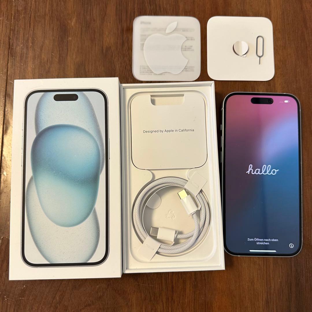 Apple iPhone 15 128gb ブルー SIMフリー　本体
