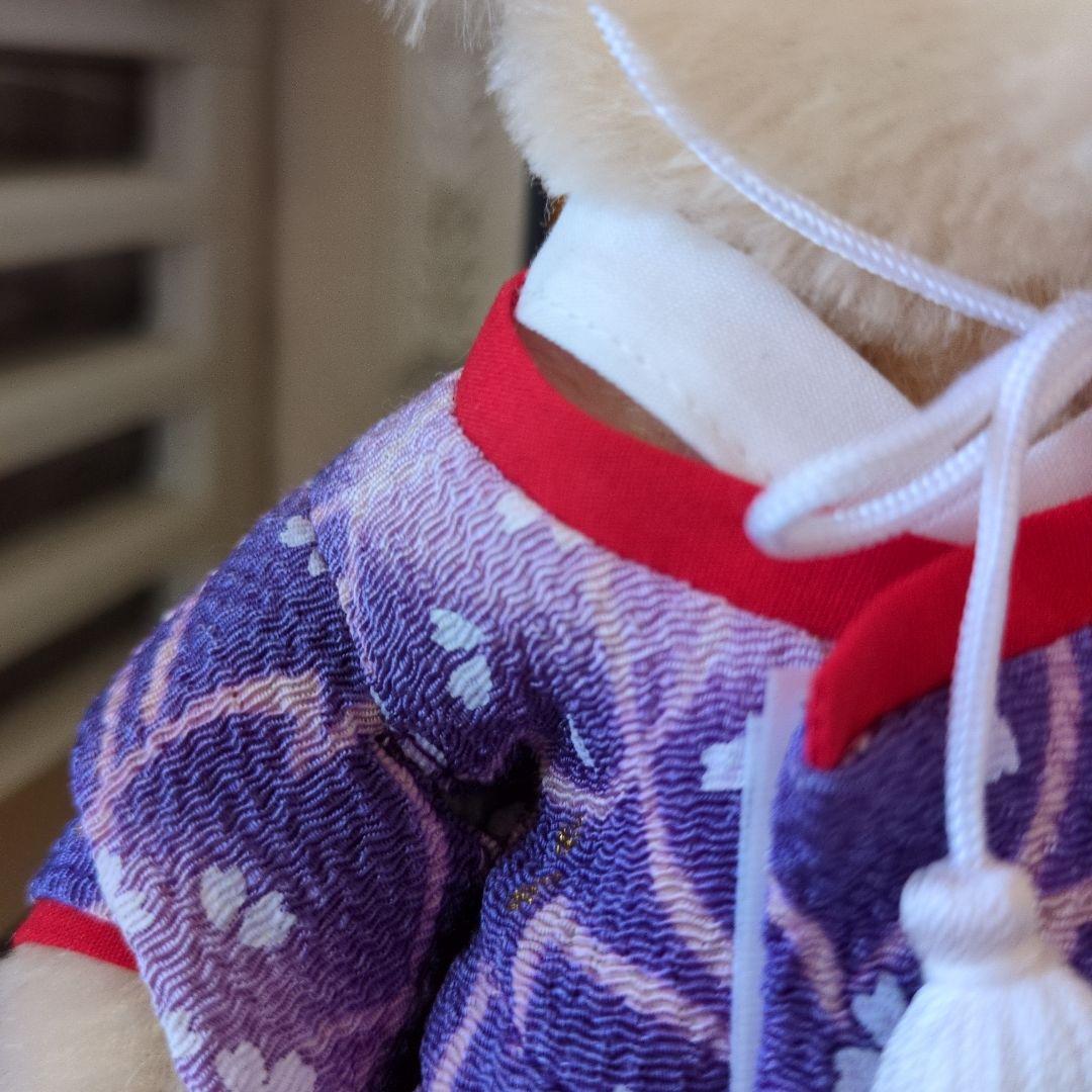 シュタイフひな人形テディベア シリアルナンバー入り 2015