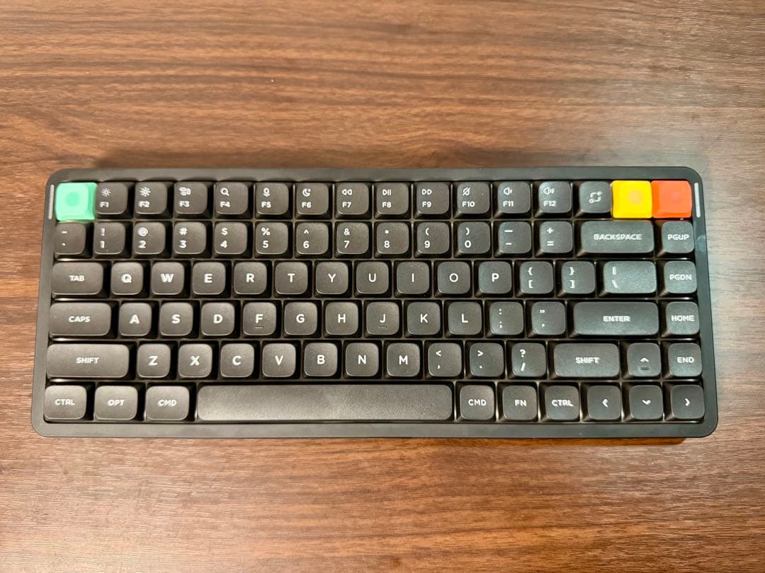 【ほぼ未使用】NuPhy Air75 V3 Nebula Dark 赤軸