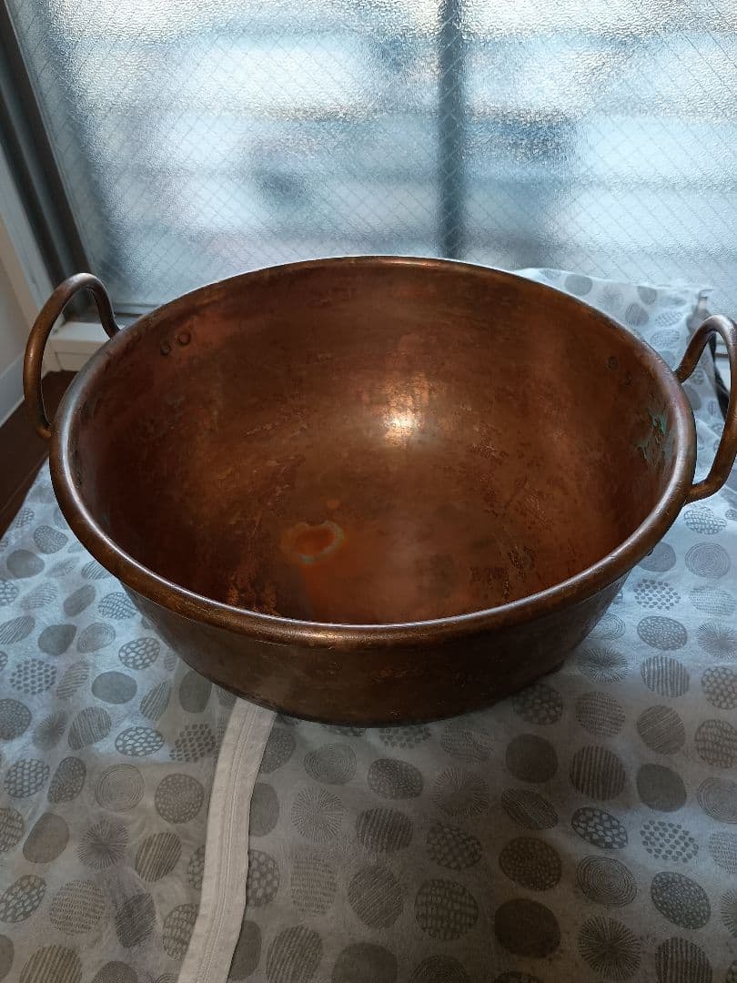 マ*リ様 銅製 　大きな両手鍋　　銅鍋