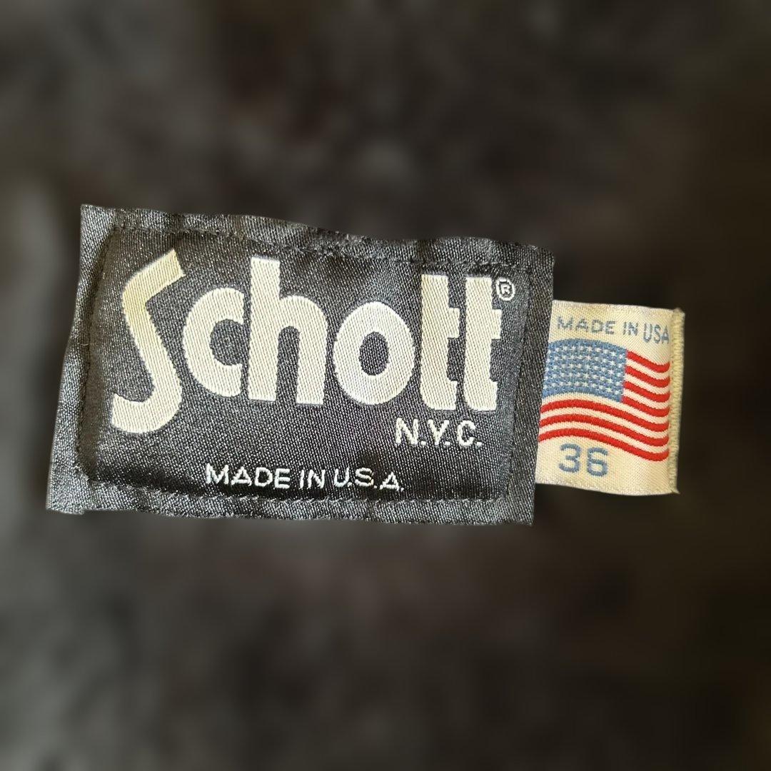 schott ライダース141 シングル 36 スタンドカラー