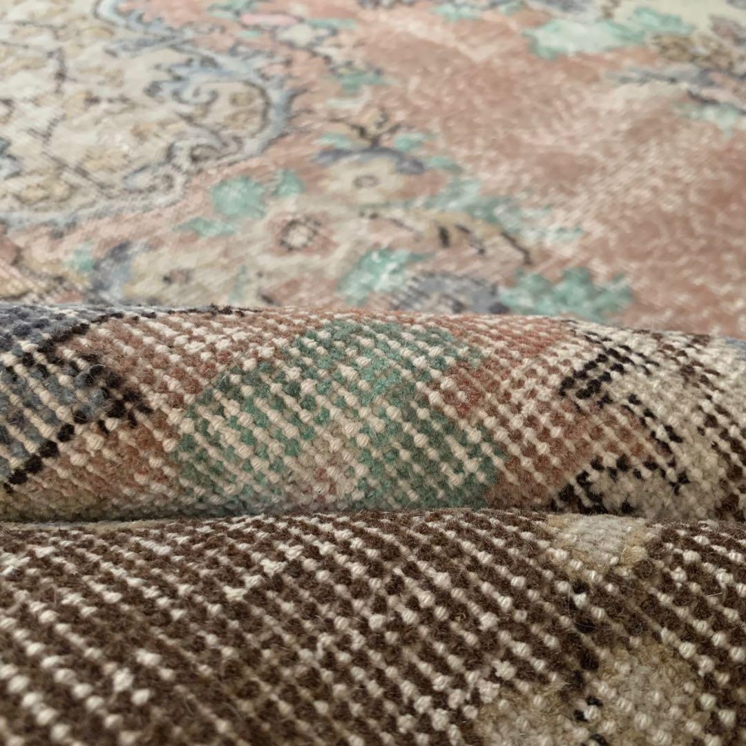 特大　超超大判　292✖️171テラコッタブラウン　トルコヴィンテージラグ