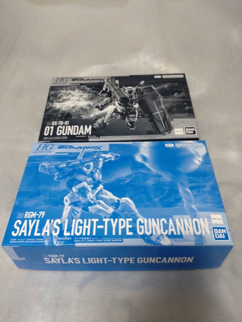 HG セイラ専用軽キャノン 01ガンダム　セット