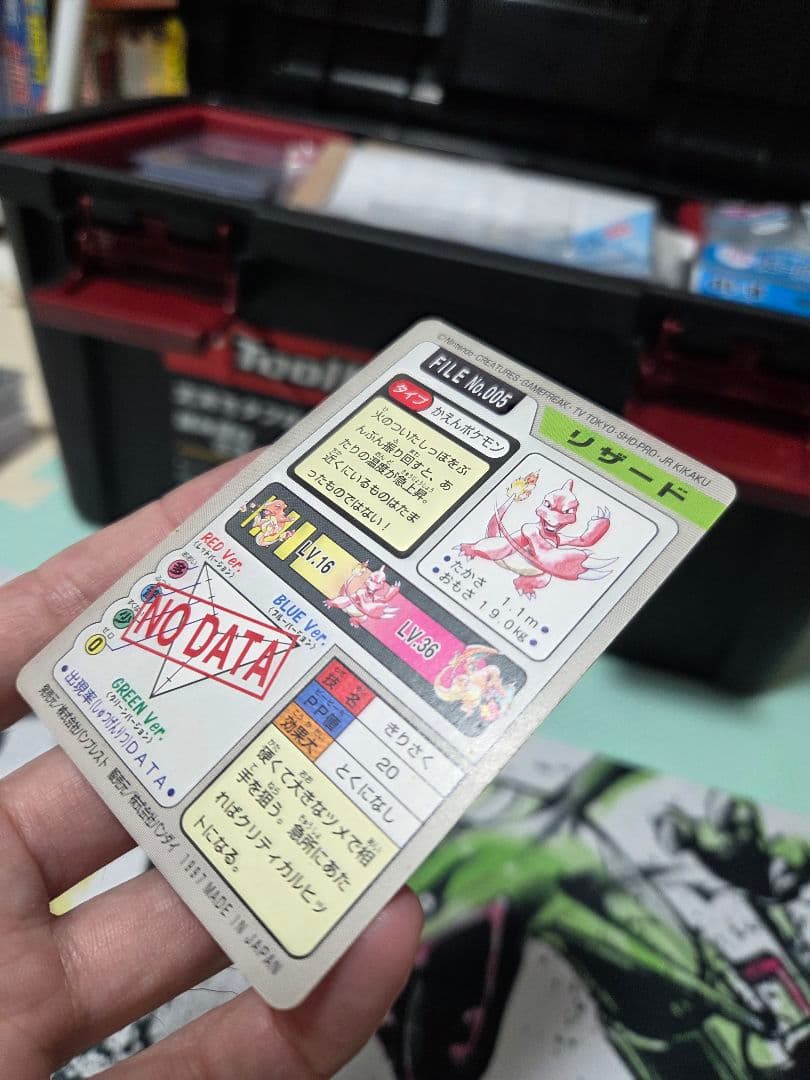 リザードン FILE No.006(No.4 ヒトカゲ、No.5 リザード付)