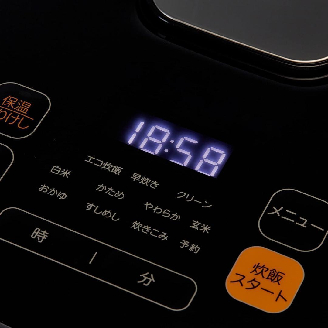 みいこ様【新品】Amazonベーシック 炊飯器 5.5合 IH式 厚釜 ブラック
