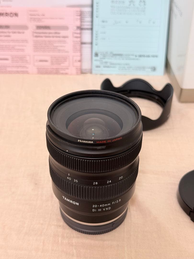【極美品】TAMRON 20-40mm F/2.8 Di III VXD