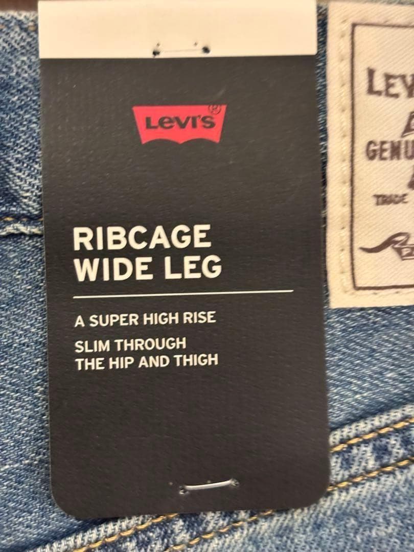 スピック＆スパン　リーバイス　別注SMU RIBCAGE WIDE LEG　25