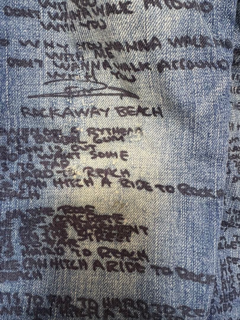 HYSTERIC GLAMOUR RAMONES スキニーデニム ヒス