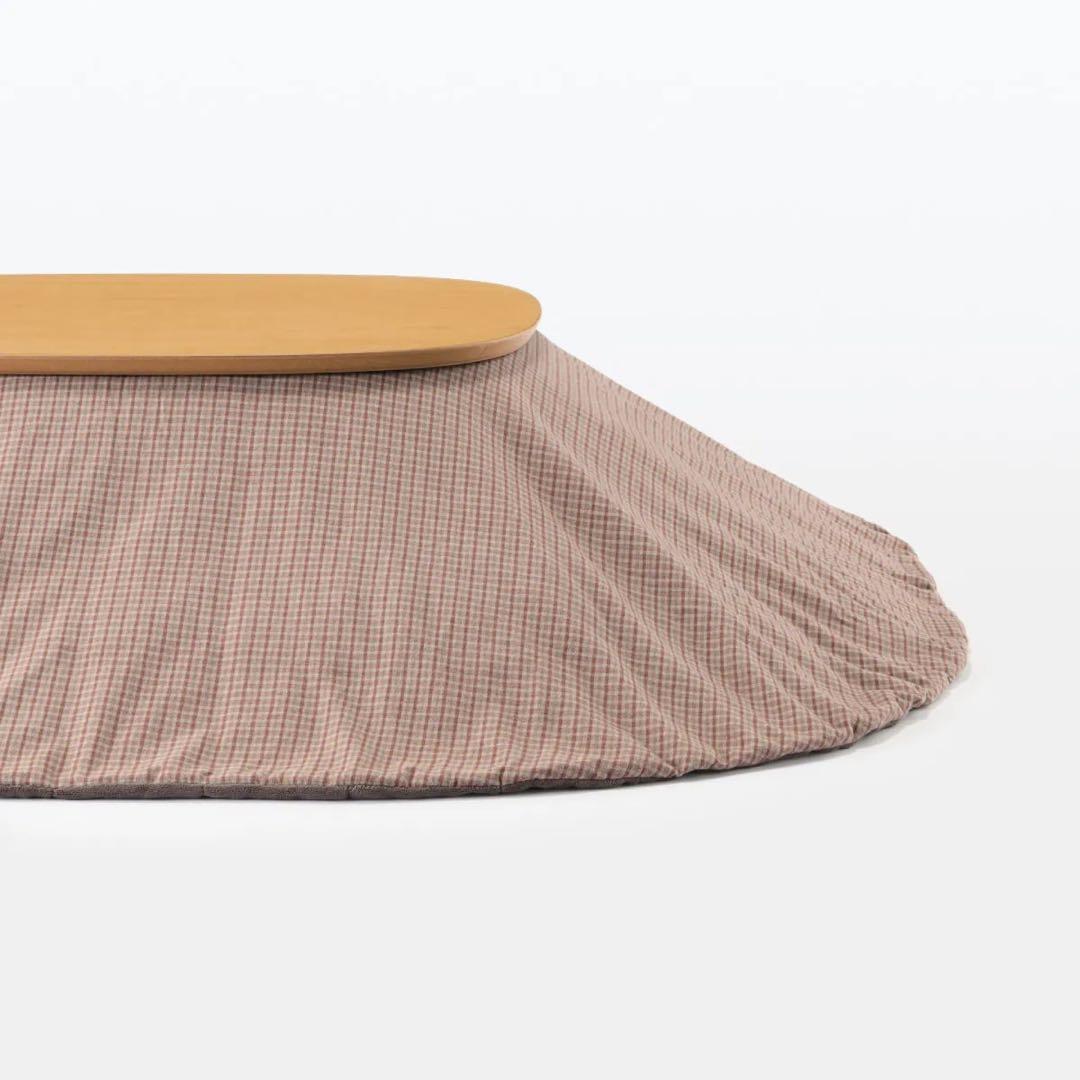 無印良品楕円形こたつ 電気式 リモコン付き