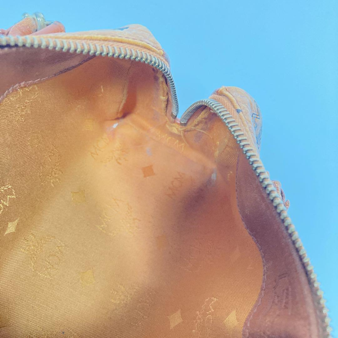 MCM ヴィセトス ロゴグラム ボストンバッグ 2WAY ショルダーバッグ