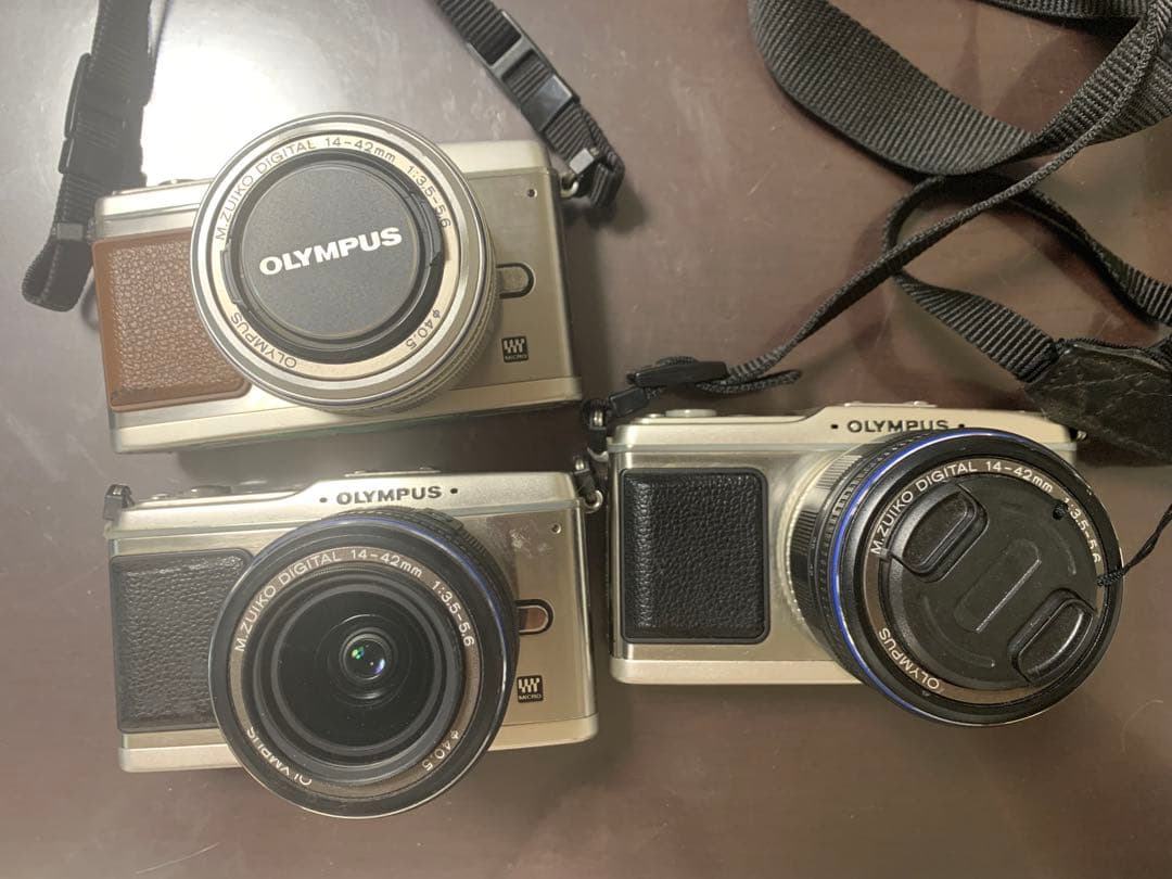 ジャンク　olympus pen e-p1 2台　ep-2 1台