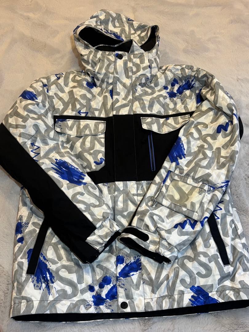 1回着！美品！キスマーク　スノボウェア　上下セット　Ｌ　kissmark