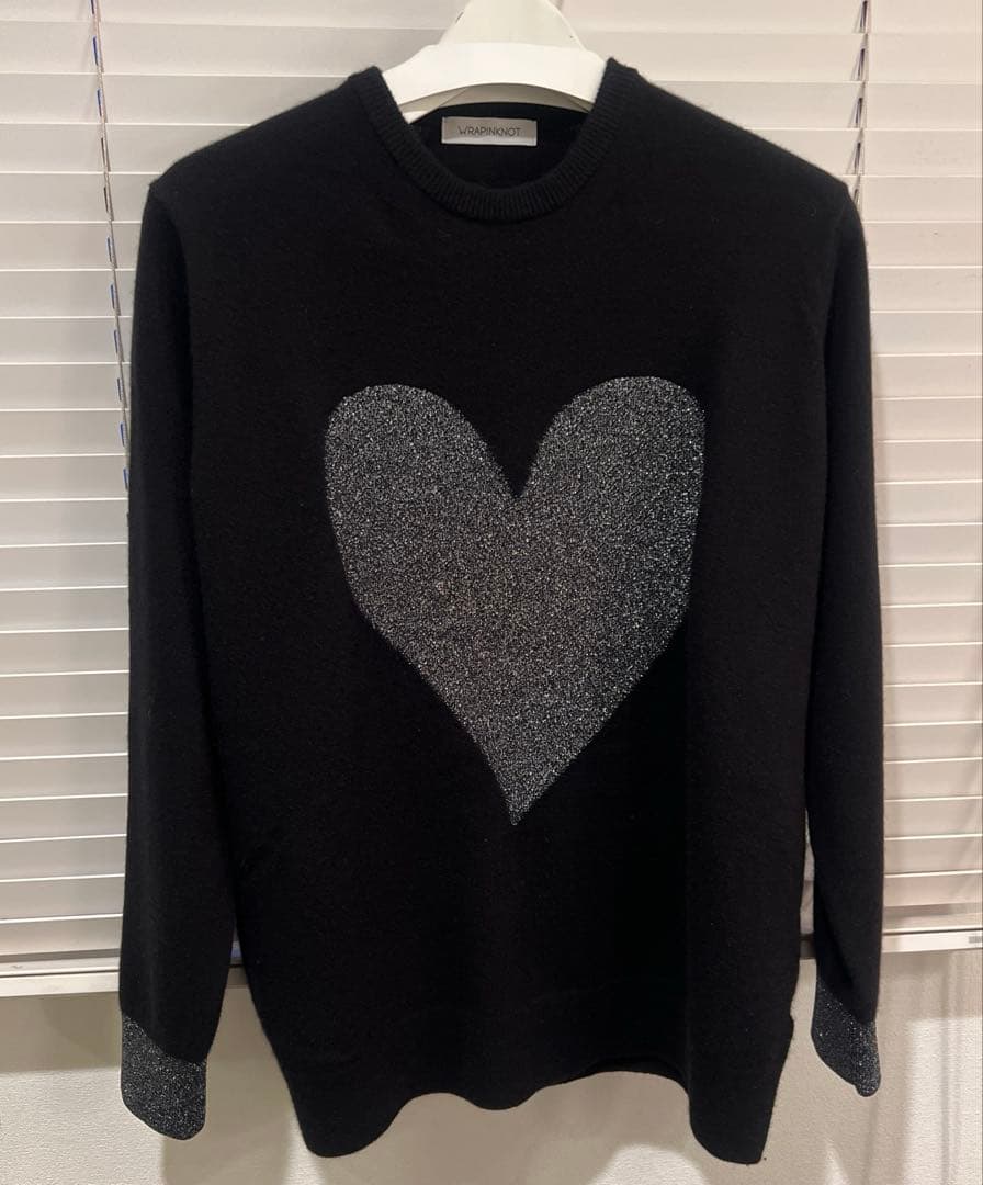 安西こずえ　ハートラメカシミアニット