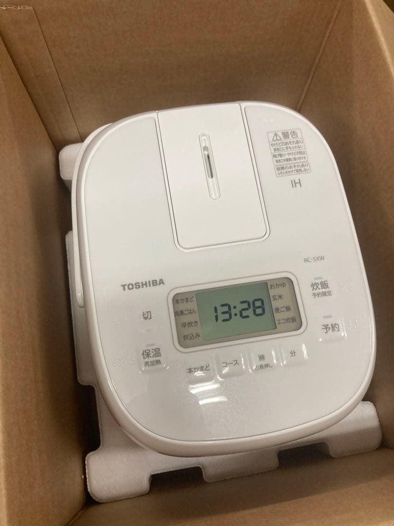 TOSHIBA RC-5XW IHジャー炊飯器 ホワイト