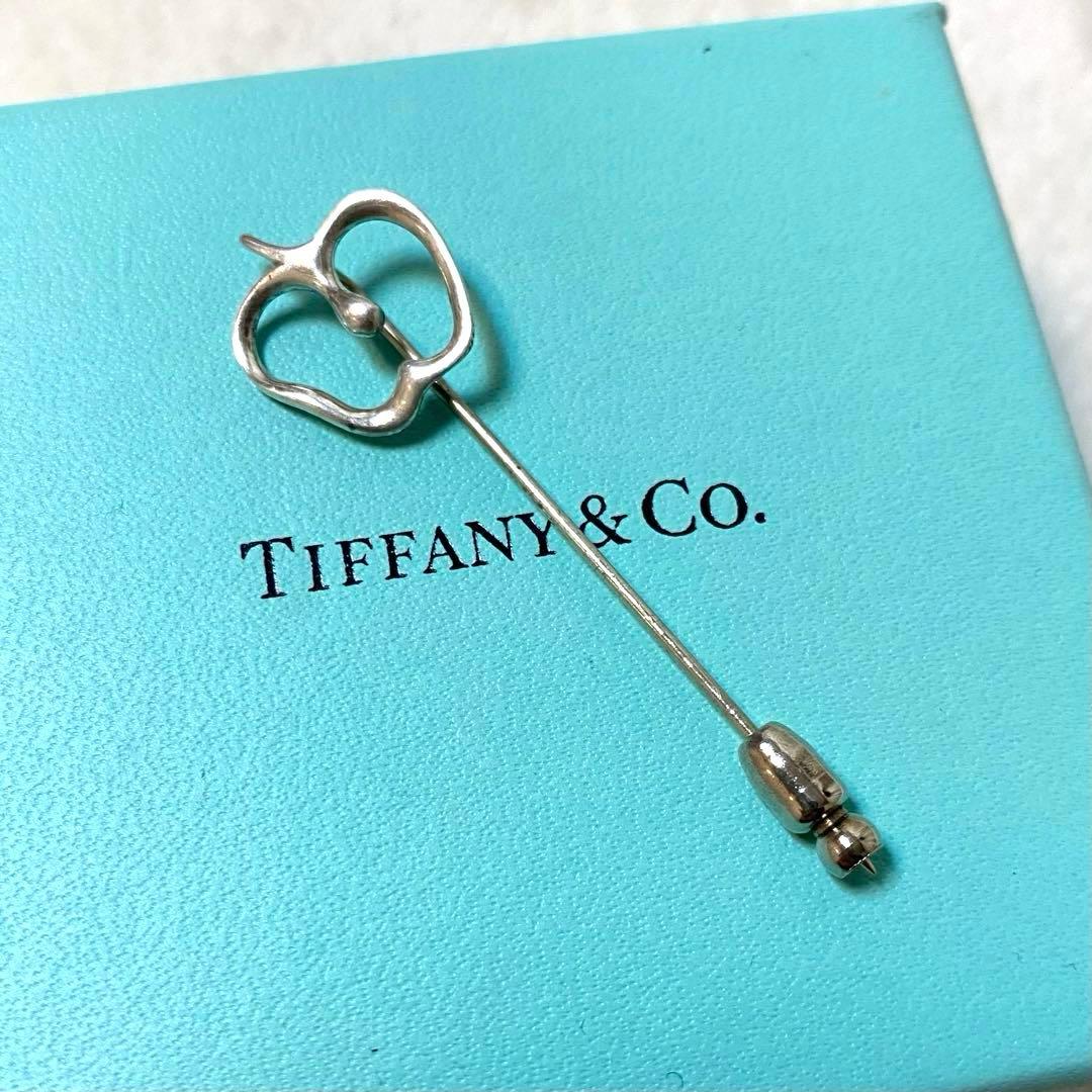 TIFFANY ティファニー オープンアップル ピンブローチ プローチ 刻印
