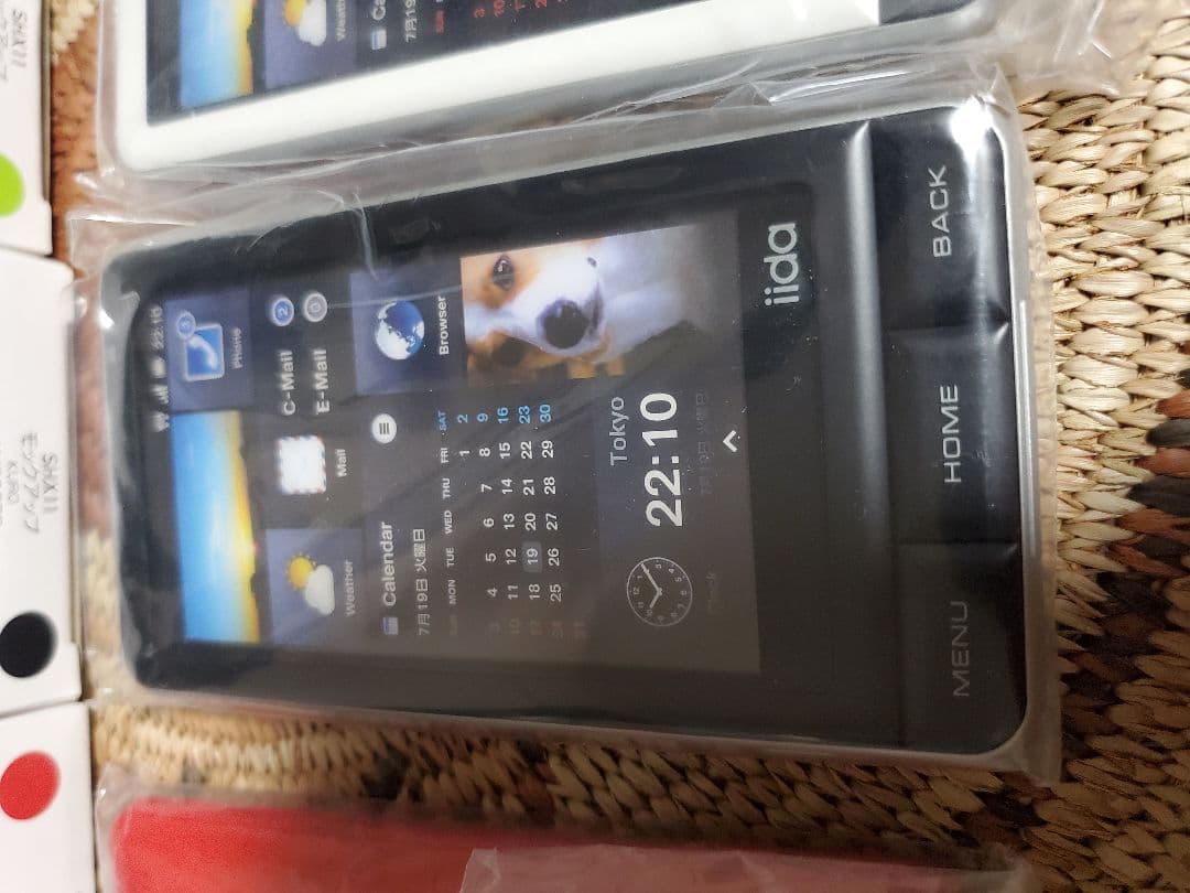 INFOBAR SHX11 モックアップ 全4種