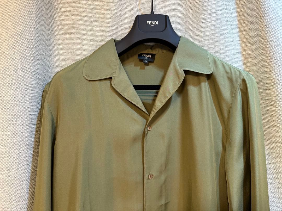【FENDI】 シルクパジャマシャツ