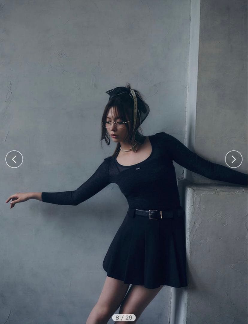 【Chacott】シアーリブニットSWNT254085