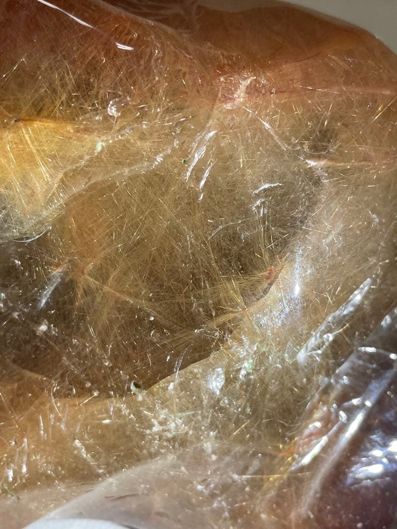 lnashin　特大　希少　1804g 針びっちり　ルチルクォーツ　磨き