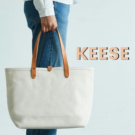 バッグ KEESE BOAT TOTE Long Handle Natural