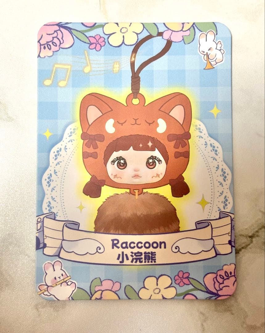 【シークレット】新作 Nommiノミ イヤホンケース アライグマ TOPTOY