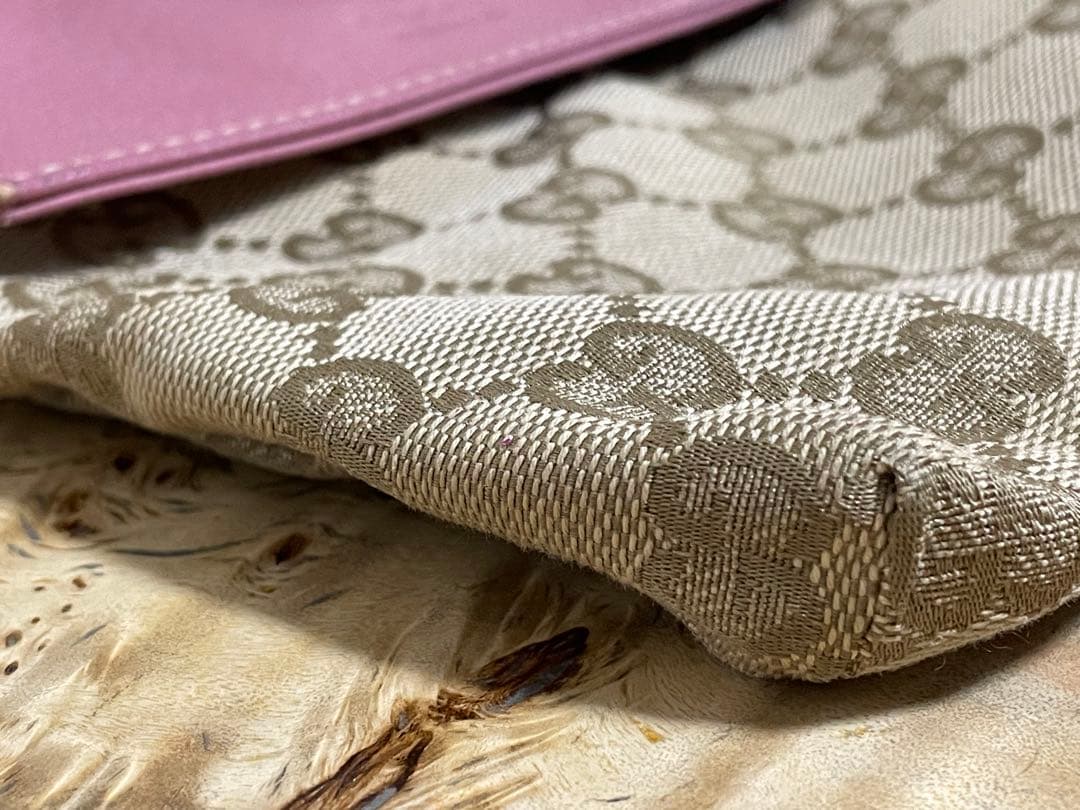 グッチ GUCCI 28566 GG ボディバッグ ウエストポーチ ピンク