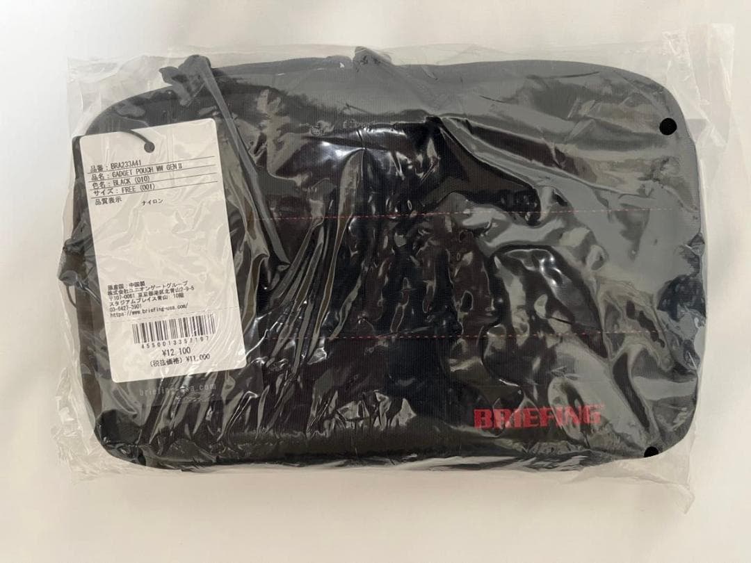 BRIEFING ブリーフィング ガチェットポーチ(ブラック)BRA233A41