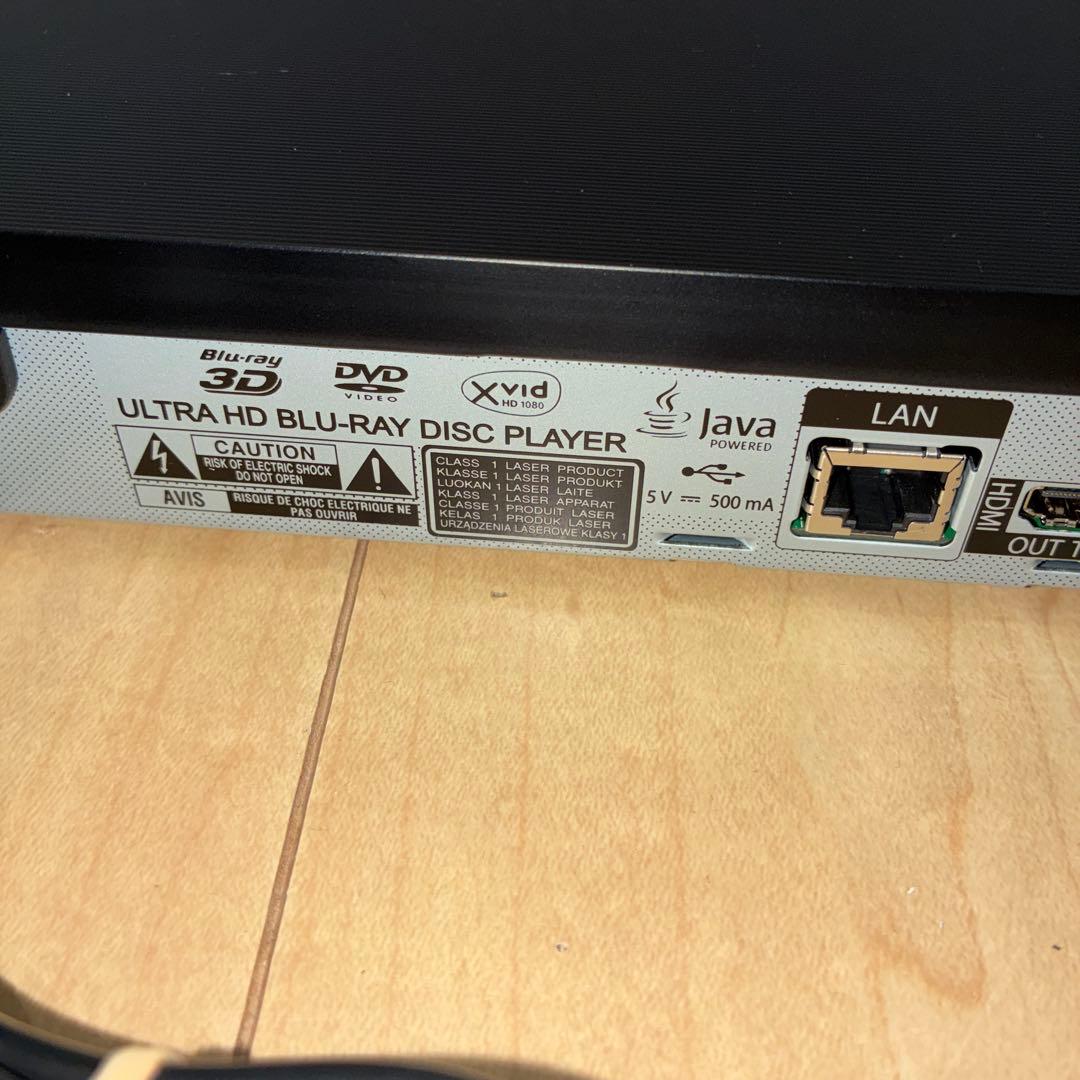 LG 4K Blu-ray プレーヤー UBK80S ブルーレイディスク DVD
