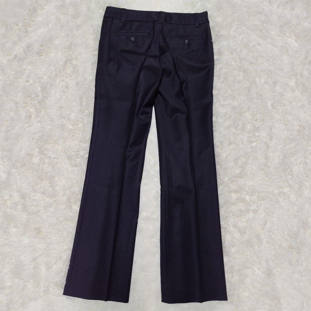 23区 ビジネススーツ パンツ スカート 3点セット ウール ブラック 40