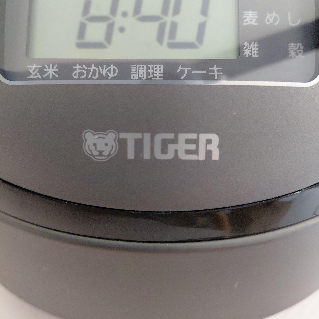 TIGER IHジャー炊飯器 JPF-G055スチールブラックKL 25年製3合