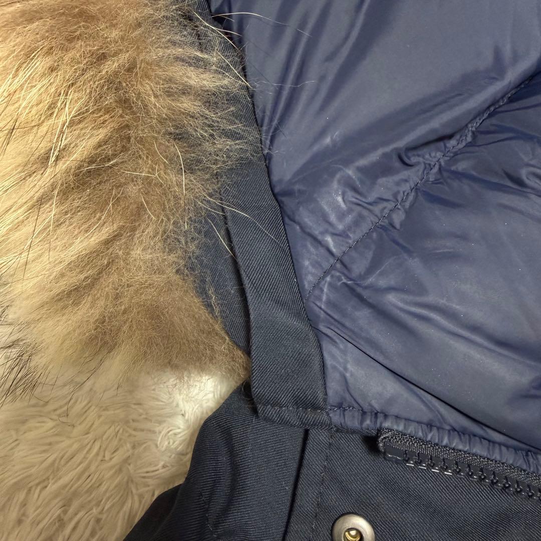 ピレネックス ダウンコート Aライン ロング フーディ JP38 FR 36