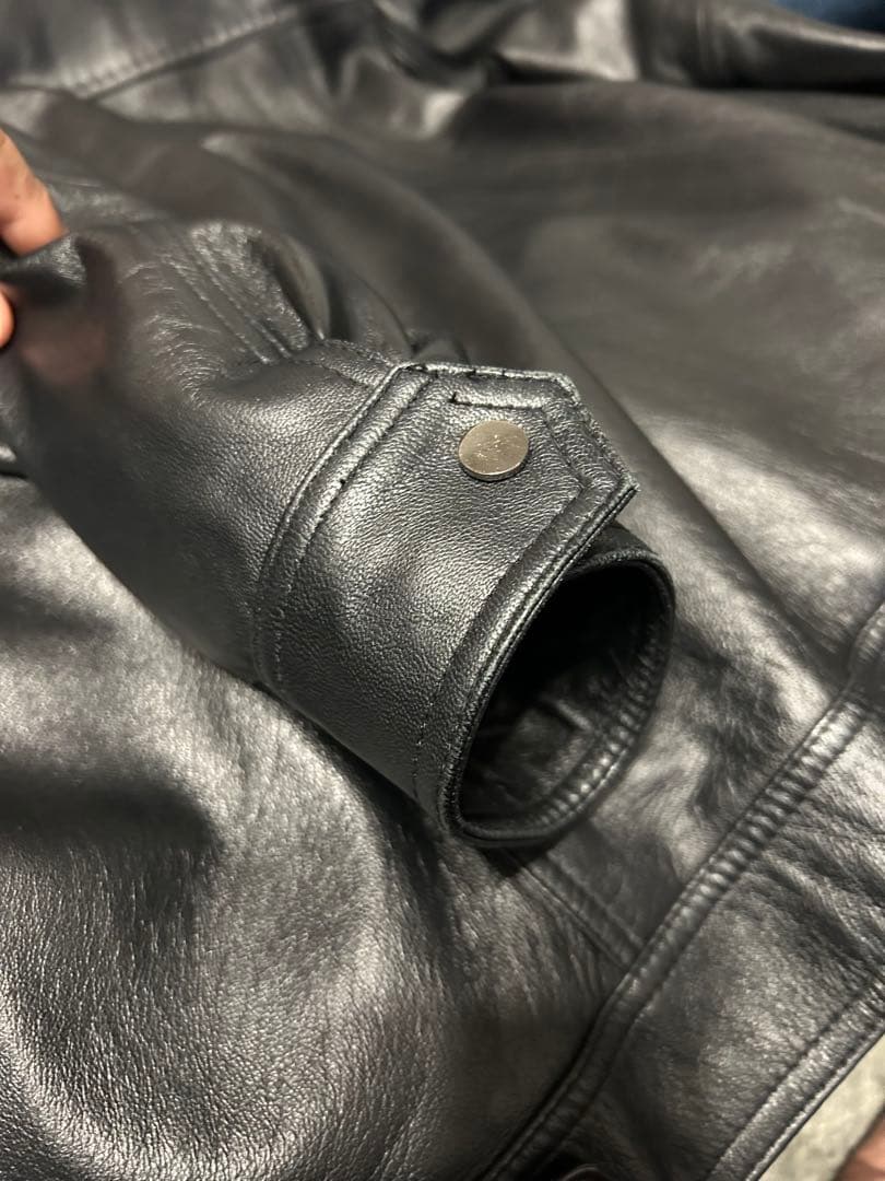 希少デザイン OHTLANCCI パッチワーク レザージャケット 本革　アウター