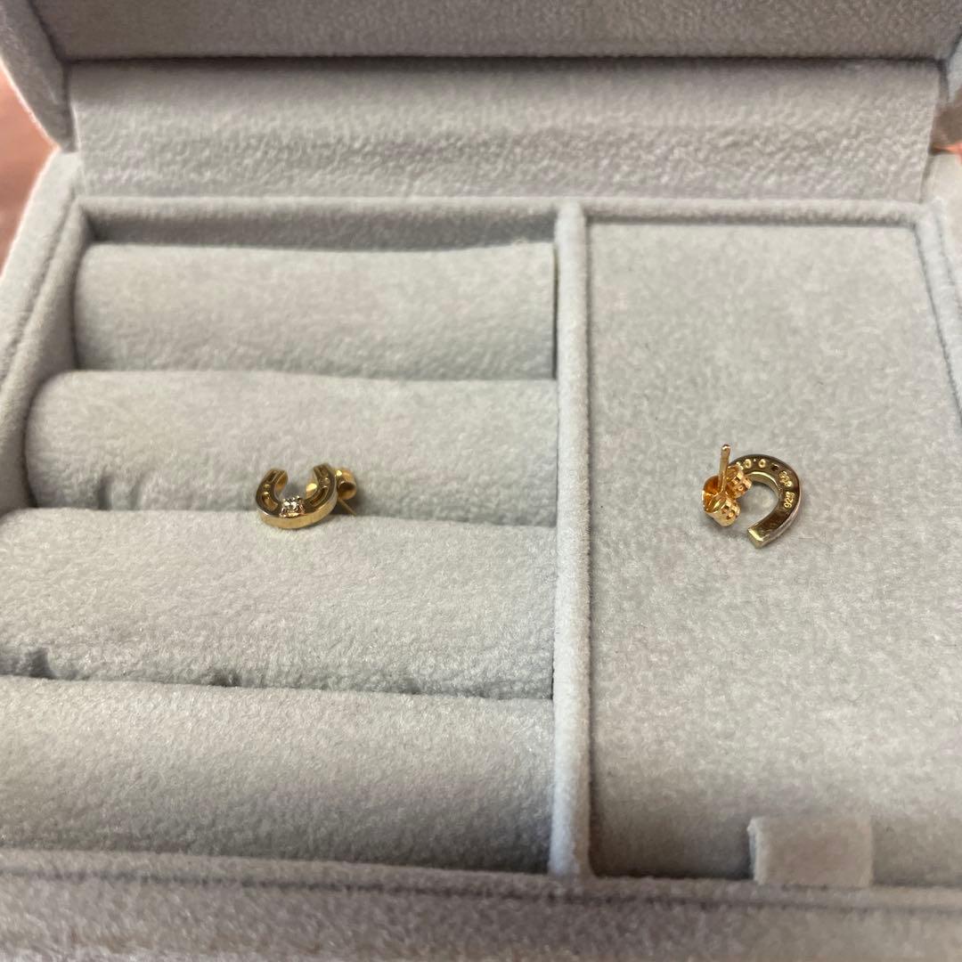 ete ホースシューゴールドピアス