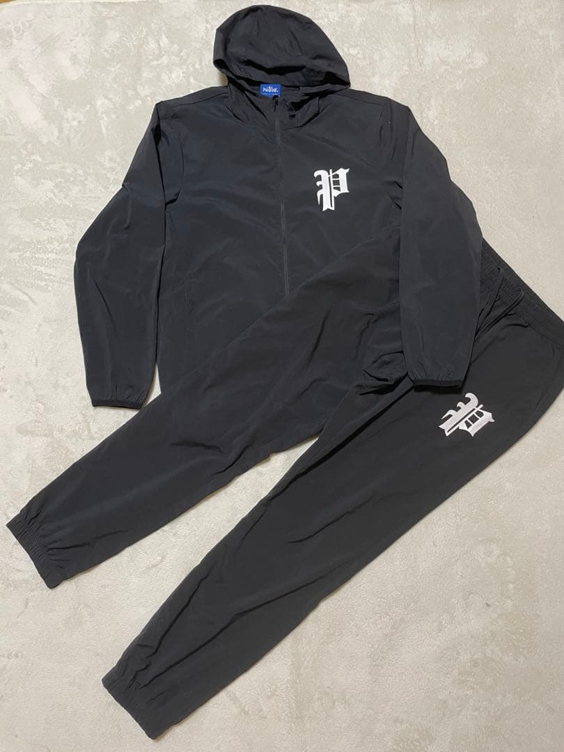 PHATRNK ファットランク　ナイロン　ジャケット　セットアップ　ブラック　L