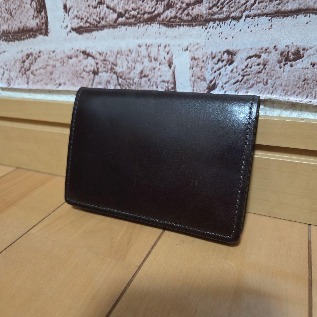専用【美品】COCOMEISTER コードバン 名刺入れ ダークブラウン