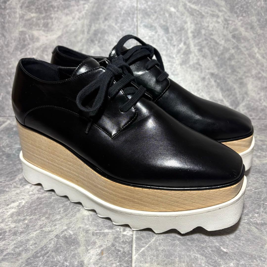 ⭐︎ステラマッカートニー⭐︎ プラットフォーム　シューズ　36 ブラック　黒
