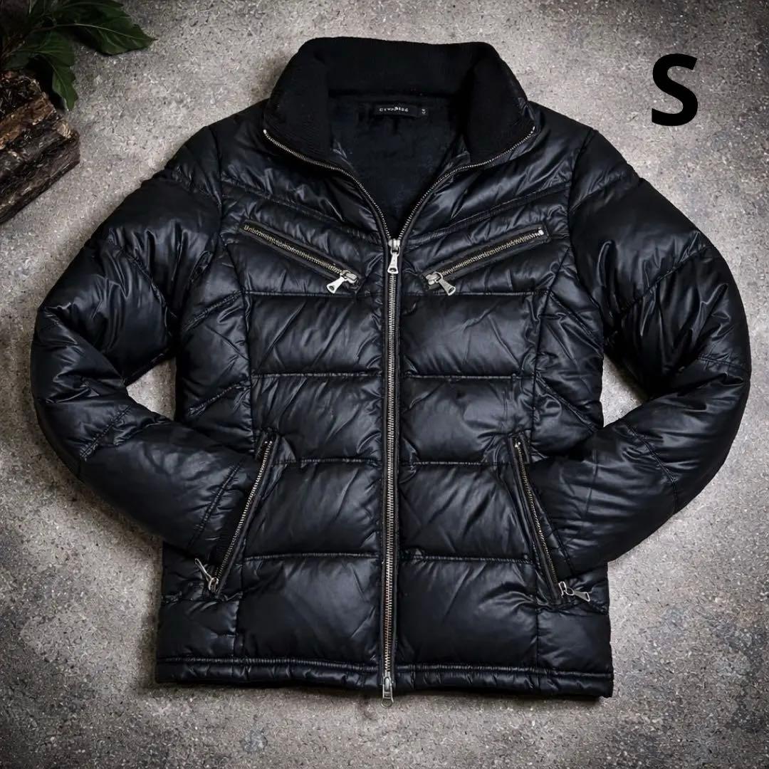 CIVARIZE ブラック　ダウンジャケット　y2k ギャルSサイズ相当　平成