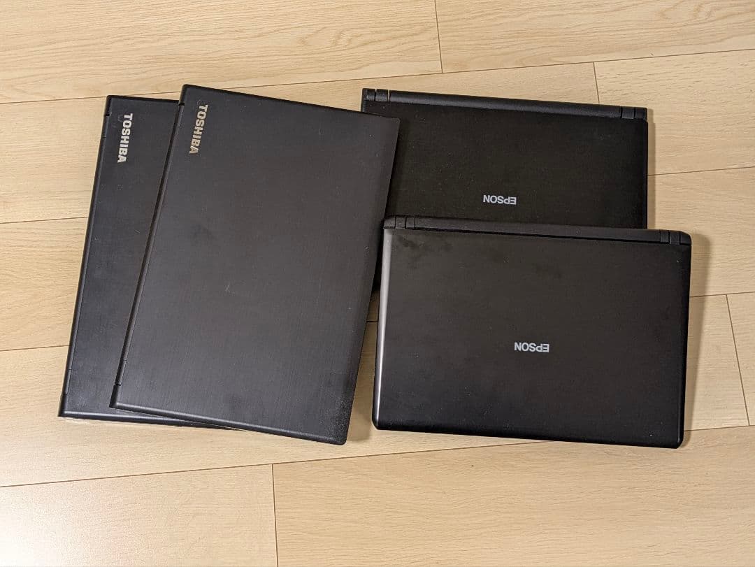 TOSHIBA EPSON ノートPC　4台